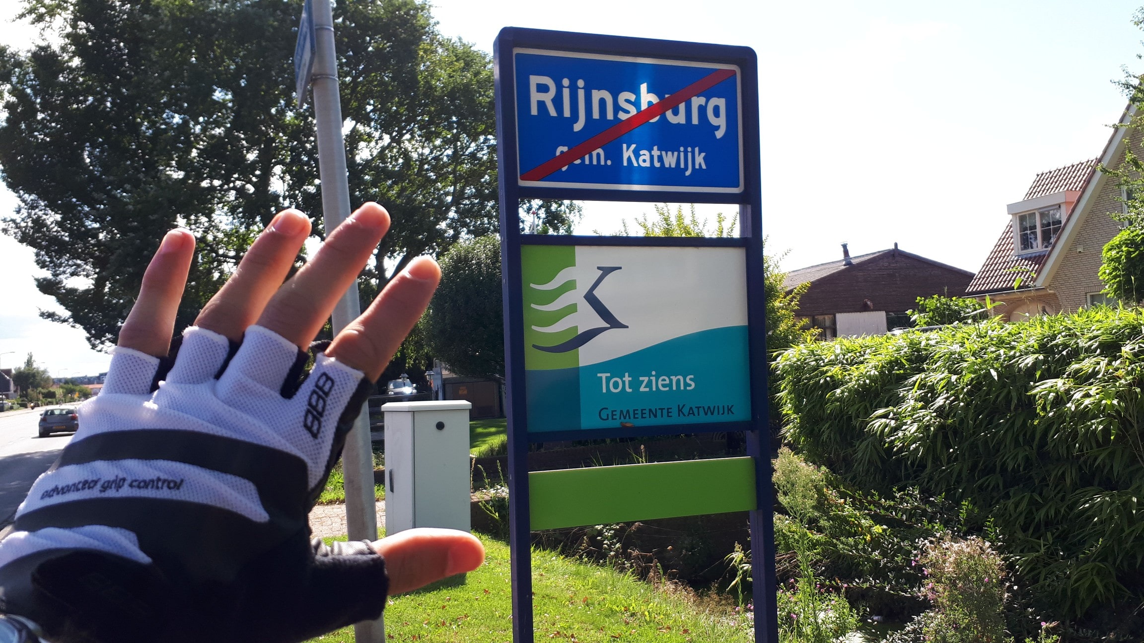 Waving my home town goodbye! See you later Rijnsburg!