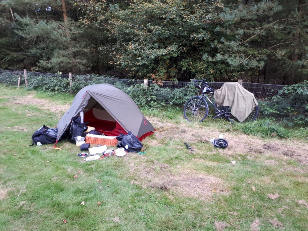 My second campground place, there wasn’t much but it was 10 euros a night, quite cheap for the Netherlands!